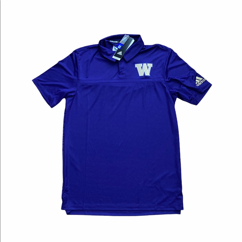 Washington Huskies Adidas‎ Men’s Logo Polo Shirt